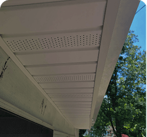 Soffit installation